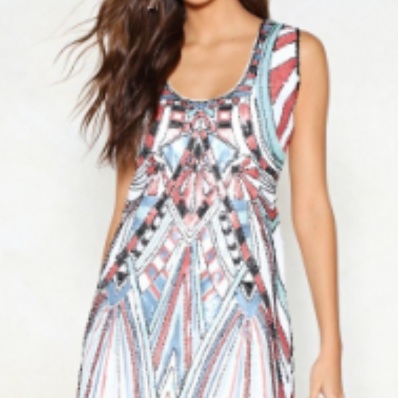 Racerback Tank Sequin Dress - Picture 2 of 4